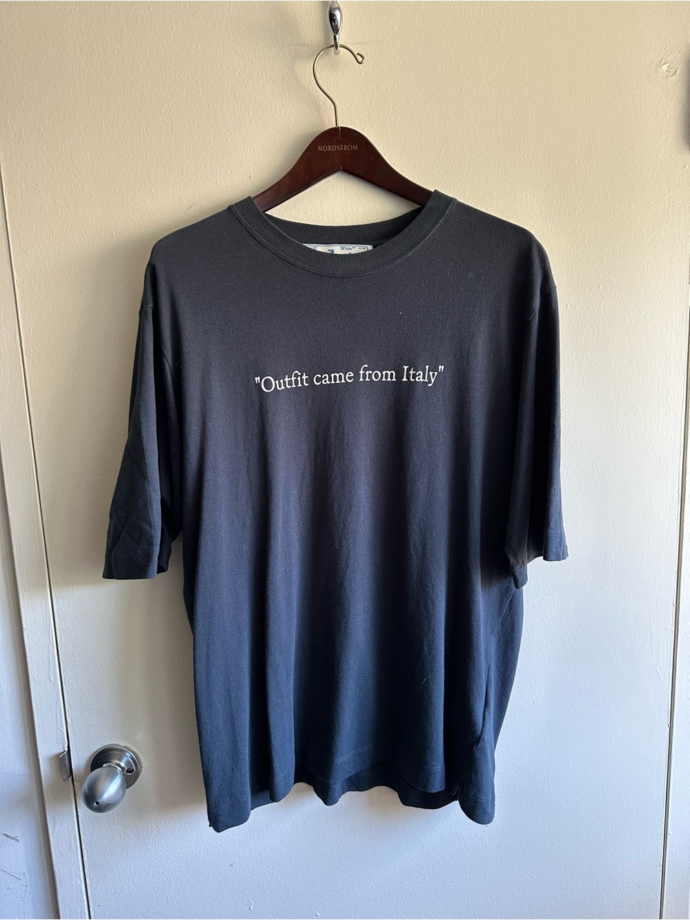 Off-White "Outfit came from Italy" Capsule Tee USL Virgil Era US L